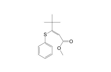 METHYL-(Z)-4,4-DIMETHYL-3-PHENYLTHIO-2-PENTENOATE