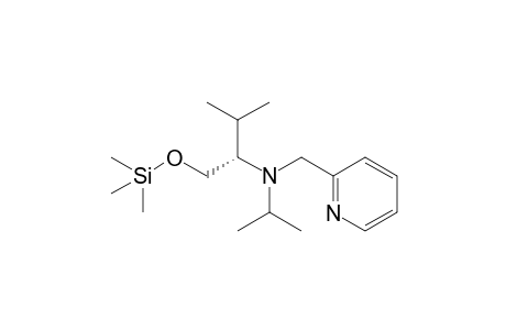 (2S)-3-methyl-N-propan-2-yl-N-(2-pyridinylmethyl)-1-trimethylsilyloxy-2-butanamine