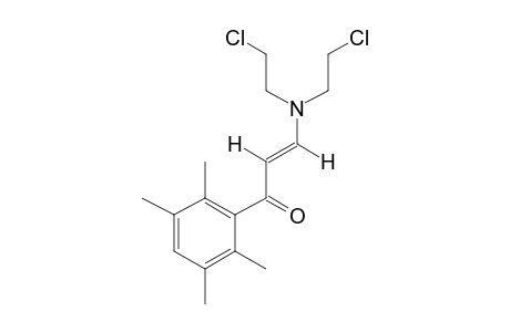trans-3-[BIS(2-CHLOROETHYL)AMINO]-2',3',5',6'-TETRAMETHYLACRYLOPHENONE