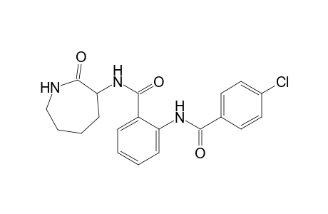 4-chloro-2'-[(hexahydro-2-oxo-1H-azepin-3-yl)carbamoyl]benzanilide