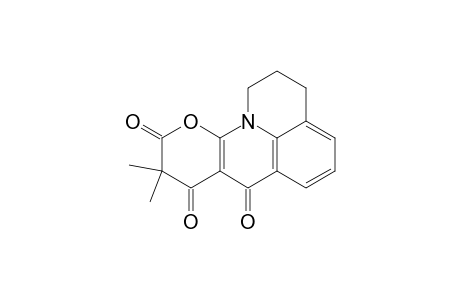 2,3-Dihydro-9,9-dimethyl-1H,7H,8H-pyrano[2,3-b]pyrido[3,2,1-I,j] quinoline-7,8,10(9H)-trione