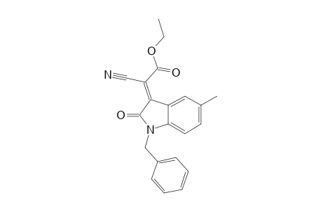 (E)-Ethyl 2-(1-benzyl-5-methyl-2-oxoindolin-3-ylidene)-2-cyanoacetate