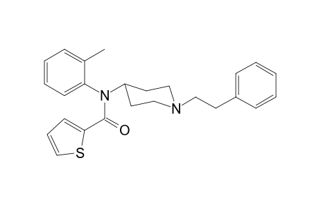 N-2-Methylphenyl-N-[1-(2-phenylethyl)piperidin-4-yl]thiophene-2-carboxamide