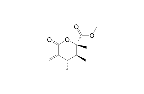 5.alpha.-Methoxycarbonyl-2-methylene-3.alpha.,4.beta.,5.beta.-trimethyl-5-pentanolide
