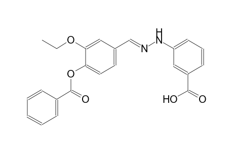 3-{(2E)-2-[4-(benzoyloxy)-3-ethoxybenzylidene]hydrazino}benzoic acid