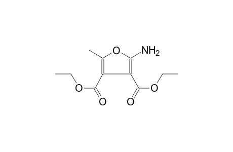 3,4-furandicarboxylic acid, 2-amino-5-methyl-, diethyl ester