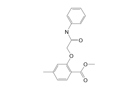 Methyl 2-(2-anilino-2-oxoethoxy)-4-methylbenzoate