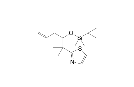2-{2-[(tert-Butyldimethylsilyl)oxy]-1,1-dimethylpent-4-enyl}thiazole