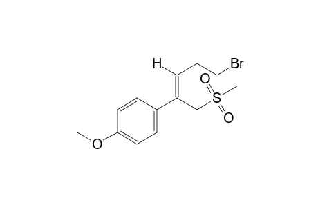 (Z)-5-bromo-2-(p-methoxyphenyl)-2-pentenyl methyl sulfone