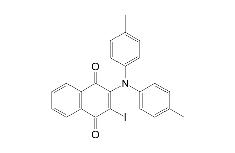 3-iodo-2-[di(p-tolyl)amino]-1,4-naphthoquinone
