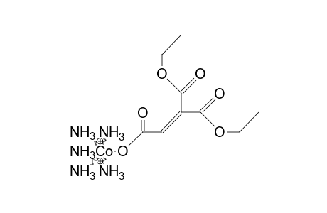 (3,3-Bis(ethoxycarbonyl)-2-propenato)-pentaamino cobalt dication