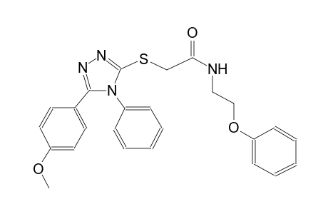 acetamide, 2-[[5-(4-methoxyphenyl)-4-phenyl-4H-1,2,4-triazol-3-yl]thio]-N-(2-phenoxyethyl)-