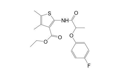 ethyl 2-{[2-(4-fluorophenoxy)propanoyl]amino}-4,5-dimethyl-3-thiophenecarboxylate