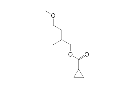 Cyclopropanecarboxylic acid, 4-methoxy-2-methylbutyl ester