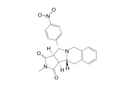 1H-Pyrrolo[3',4':3,4]pyrrolo[1,2-b]isoquinoline-1,3(2H)-dione, 3a,4,6,11,11a,11b-hexahydro-2-methyl-4-(4-nitrophenyl)-, (3a.alpha.,4.alpha.,11a.beta.,11b.alpha.)-