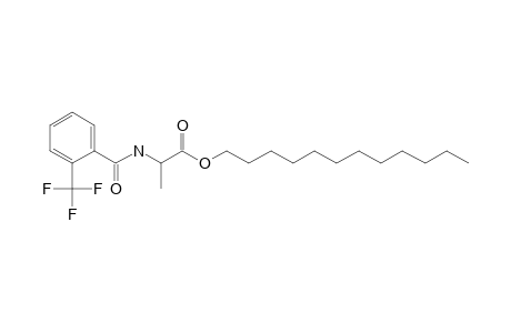 L-Alanine, N-(2-trifluoromethylbenzoyl)-, dodecyl ester