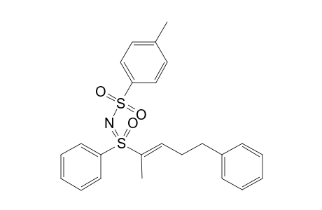 S-Phenyl-S-[(E)-1-Methyl-4-phenylbut-1-enyl]-N-(p-tolylsulfonyl)sulfoxime