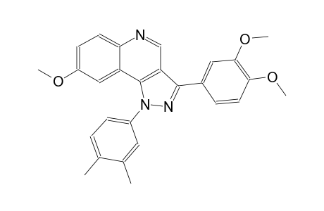 1H-pyrazolo[4,3-c]quinoline, 3-(3,4-dimethoxyphenyl)-1-(3,4-dimethylphenyl)-8-methoxy-