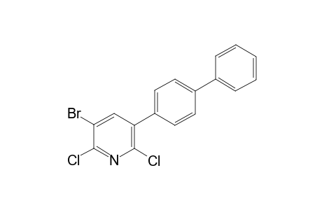 3-Bromo-2,6-dichloro-5-(biphenyl-4-yl)pyridine