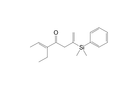 (5E)-2-[dimethyl(phenyl)silyl]-5-ethyl-4-hepta-1,5-dienone