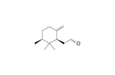 Cyclohexaneacetaldehyde, 2,2,3-trimethyl-6-methylene-, cis-
