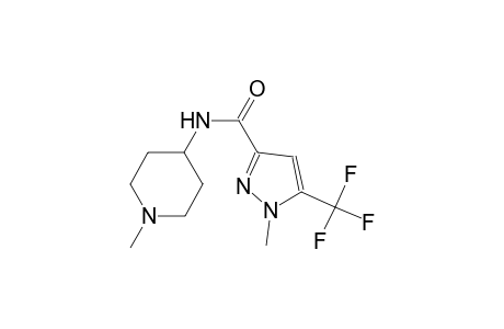 1-methyl-N-(1-methyl-4-piperidinyl)-5-(trifluoromethyl)-1H-pyrazole-3-carboxamide