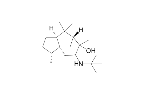 (3R,3aR,7R,8aS)-5-tert-Butylamino-3,6,8,8-tetramethyl-octahydro-3a,7-methano-azulen-6-ol