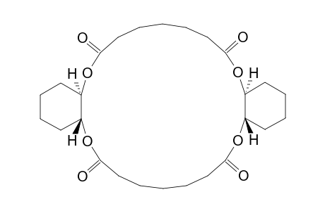 6H,19H-Dibenzo[b,m][1,4,12,15]tetraoxacyclodocosin-6,12,19,25(7H,20H) -tetrone, eicosahydro-, (4aR*,13aS*,17aS*,26aR*)-