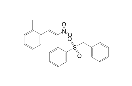 (E)-1-[2-(Benzylsulfonyl)phenyl]-1-nitro-2-(o-tolyl)ethene