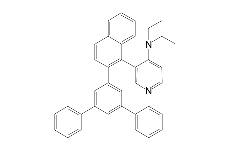 (+-)-Diethy[3-(2-[1,1';3',1"]terphenyl-5'-ylnaphthalen-1-yl)pyridin-4-yl]amine