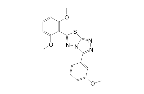 6-(2,6-dimethoxyphenyl)-3-(3-methoxyphenyl)[1,2,4]triazolo[3,4-b][1,3,4]thiadiazole