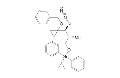 (1S,2S)-1-Azido-1-[1-(benzyloxy)cyclopropyl]-3-{[tert-butyl(diphenyl)silyl]oxy}-2-propanol