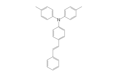 Benzenamine, 4-methyl-N-(4-methylphenyl)-N-[4-[2-phenylethenyl]phenyl]-