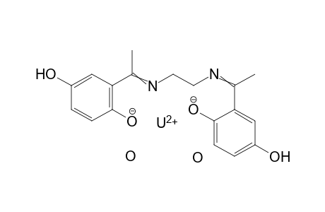 2,2'-(1,2-Ethanediylbisnitriloethylidine)-bis-(4-hydroxyphenolato)uranyl(II)