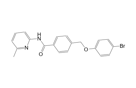 4-[(4-bromophenoxy)methyl]-N-(6-methyl-2-pyridinyl)benzamide
