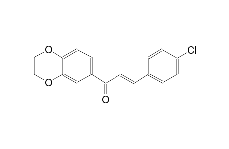 (2E)-3-(4-chlorophenyl)-1-(2,3-dihydro-1,4-benzodioxin-6-yl)-2-propen-1-one