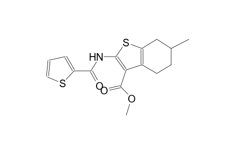 methyl 6-methyl-2-[(2-thienylcarbonyl)amino]-4,5,6,7-tetrahydro-1-benzothiophene-3-carboxylate