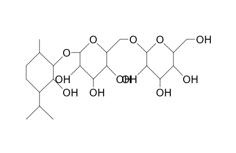 (1R,2S,3S,4S)-3-Hydroxy-P-menthan-2-yl O-B-D-glucopyranosyl-(1->6)-B-D-glucopyranoside