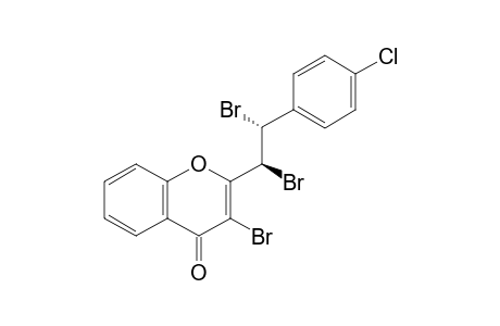 2-[(1S,2R)-1,2-bis(bromanyl)-2-(4-chlorophenyl)ethyl]-3-bromanyl-chromen-4-one