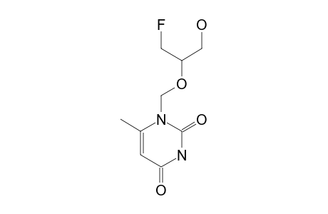 FMHPU;6-METHYL-1-[(3-FLUORO-1-HYDROXY-2-PROPOXY)-METHYL]-URACIL