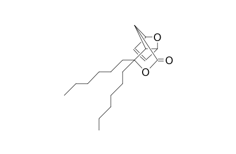 5,5-Dihexyl-4,10-dioxa-exo-tricyclo-[5.2.0(2,6)]-dec-8-en-3-one