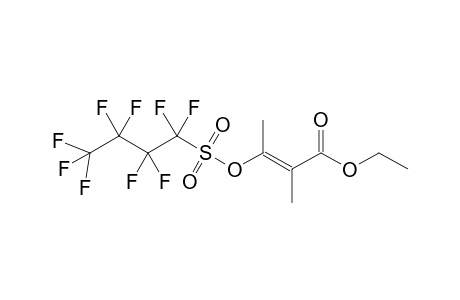 (E)-2-methyl-3-(1,1,2,2,3,3,4,4,4-nonafluorobutylsulfonyloxy)-2-butenoic acid ethyl ester