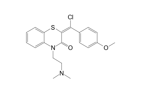 2-[(Z)-.alpha.-Chloro-4'-methoxybenzylidene]-4-(2'-dimethylaminoethyl)-2H-[1,4]benzothiazin-3(4H)-one