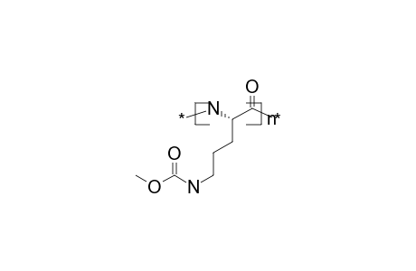 Poly(delta-n-methoxycarbonyl-l-ornithine)