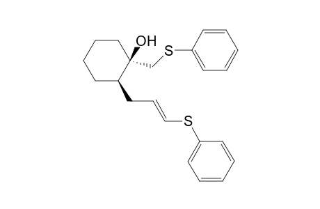 (1R,2R)-2-((E)-3-(phenylthio)allyl)-1-((phenylthio)methyl)cyclohexanol