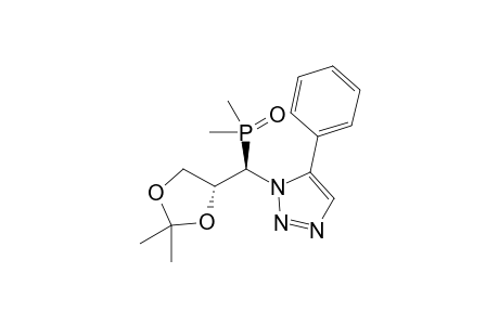 (1R,2R)-1-deoxy-1-(dimethylphosphinyl)-2,3-O-isopropylidene-1-(5-phenyl-1,2,3-triazol-1-yl)glycerol