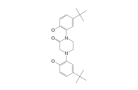 1,4-BIS-(2'-HYDROXY-4'-TERT.-BUTYLPHENYL)-PIPERAZINONE