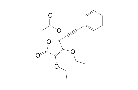 5-Acetoxy-3,4-diethoxy-5-(phenylethynyl)-2(5H)-furanone