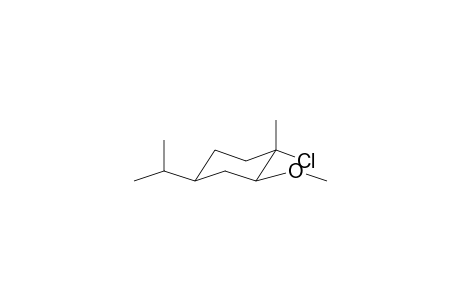 CYCLOHEXANE, 1-CHLORO-2-METHOXY-1-METHYL-4-(1-METHYLETHYL)-