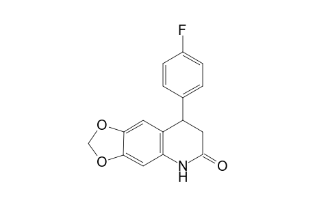 5H-[1,3]Dioxolo[4,5-g]quinolin-6-one, 8-(4-fluorophenyl)-7,8-dihydro-